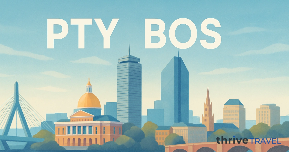Panama City to Boston