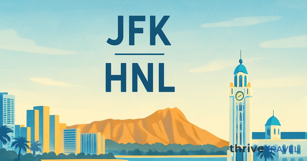 New York to Honolulu