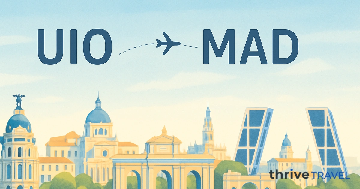 Quito to Madrid