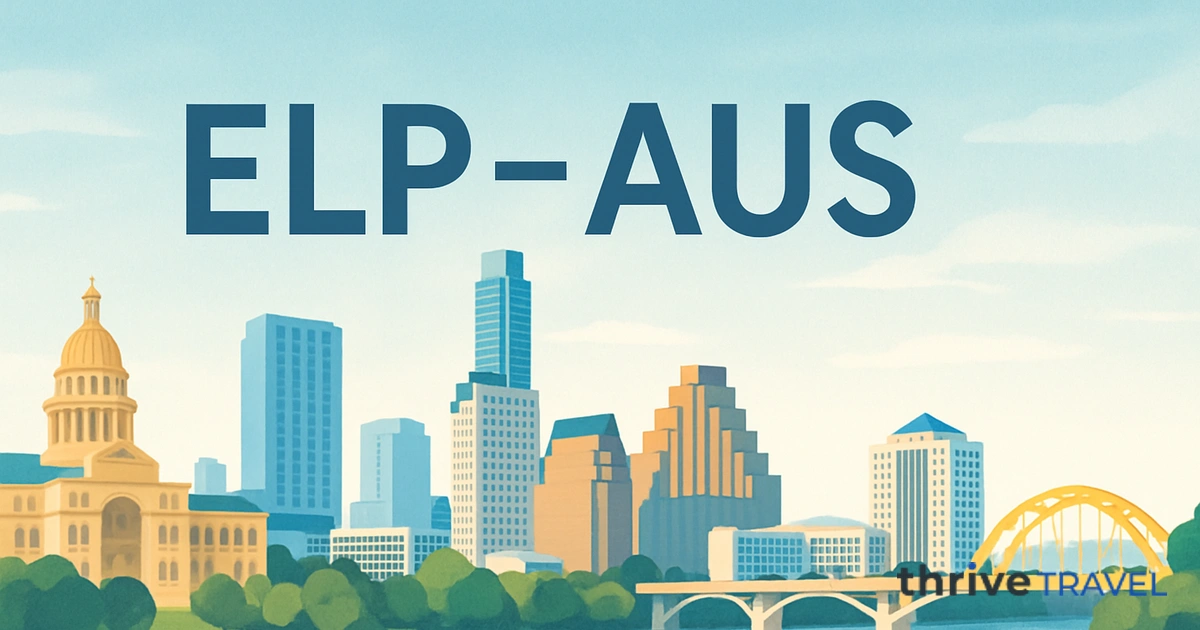 El Paso to Austin