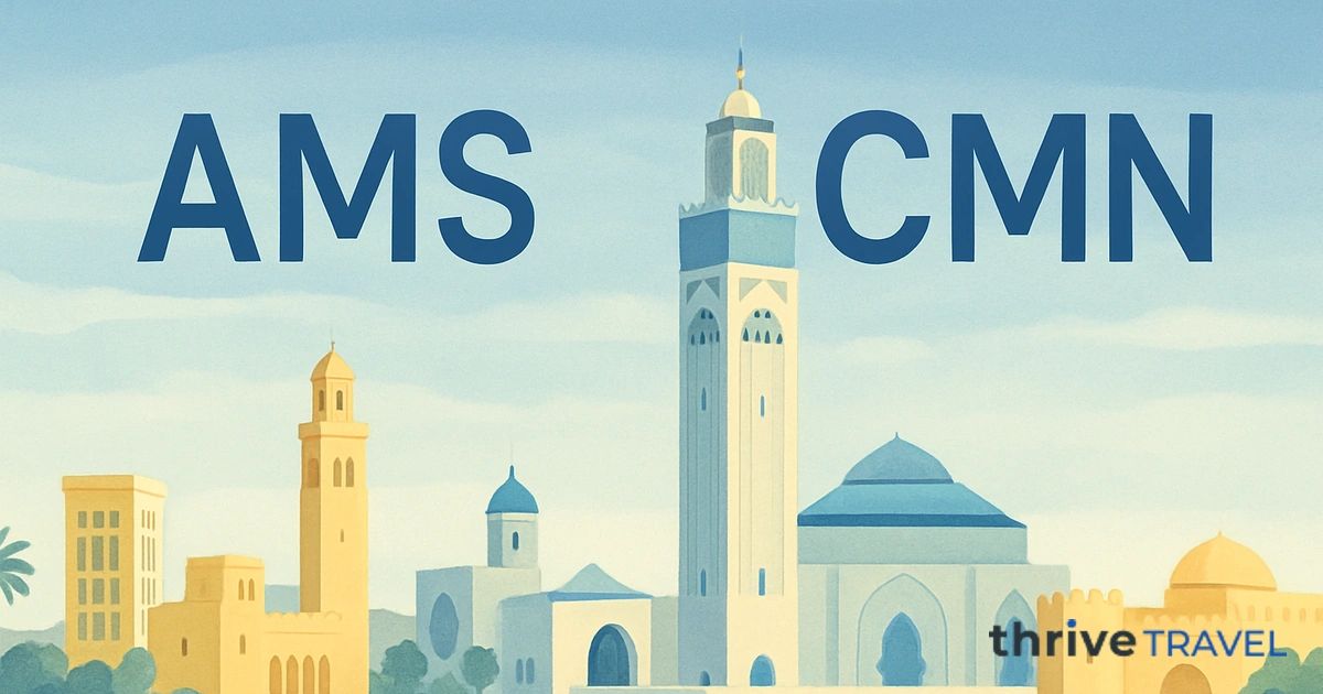 Amsterdam to Casablanca