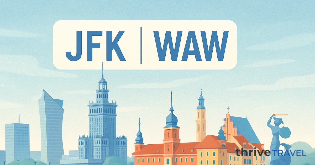 New York to Warsaw
