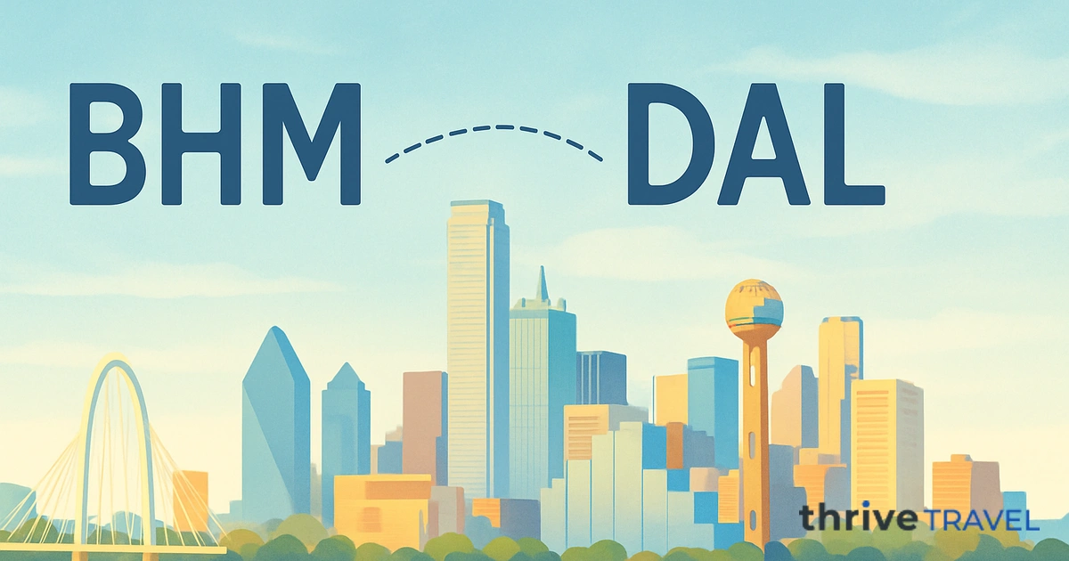 Birmingham to Dallas