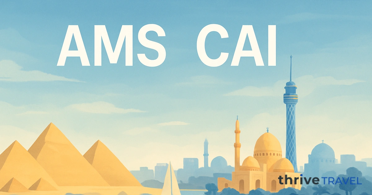 Amsterdam to Cairo