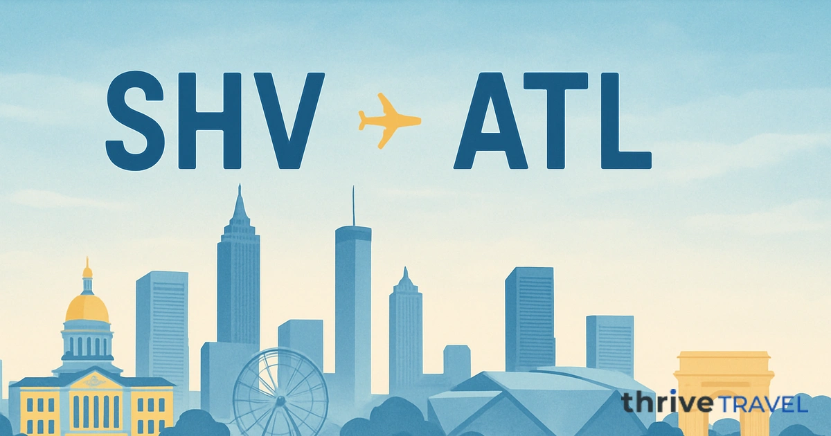 Shreveport to Atlanta
