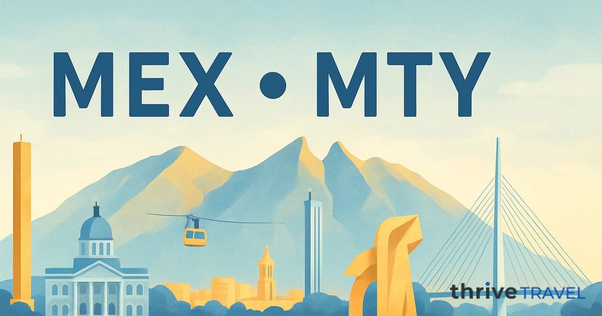 Mexico City to Monterrey