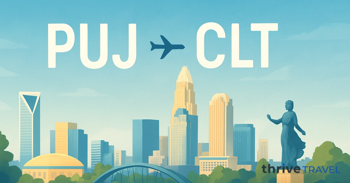 Punta Cana to Charlotte