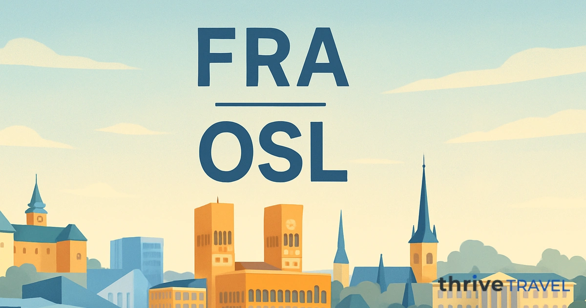 Frankfurt to Oslo