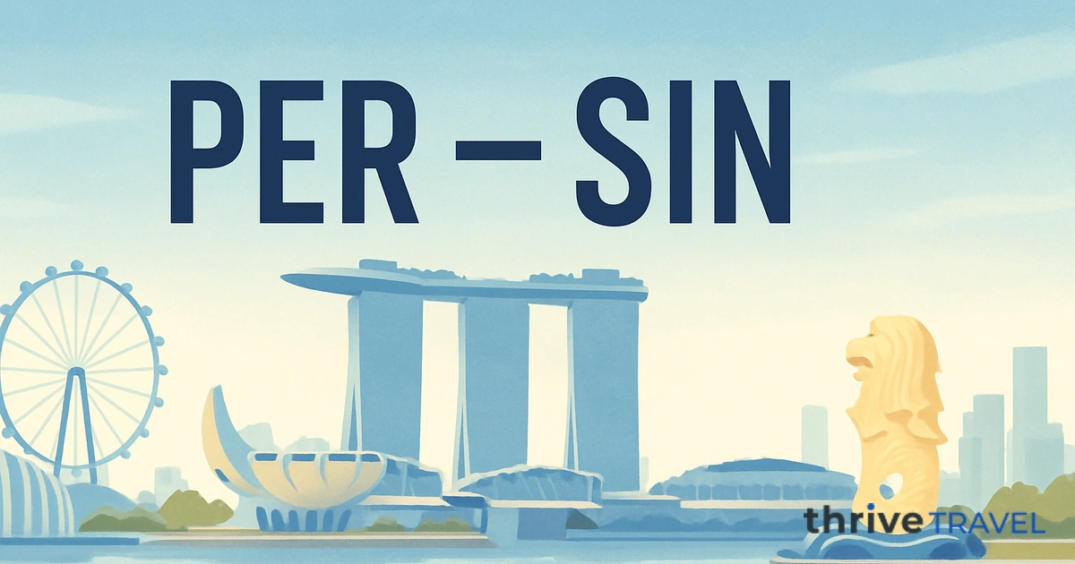 Perth to Singapore