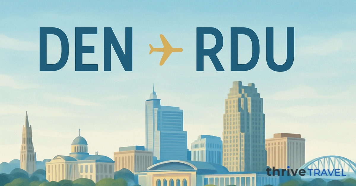 Denver to Raleigh