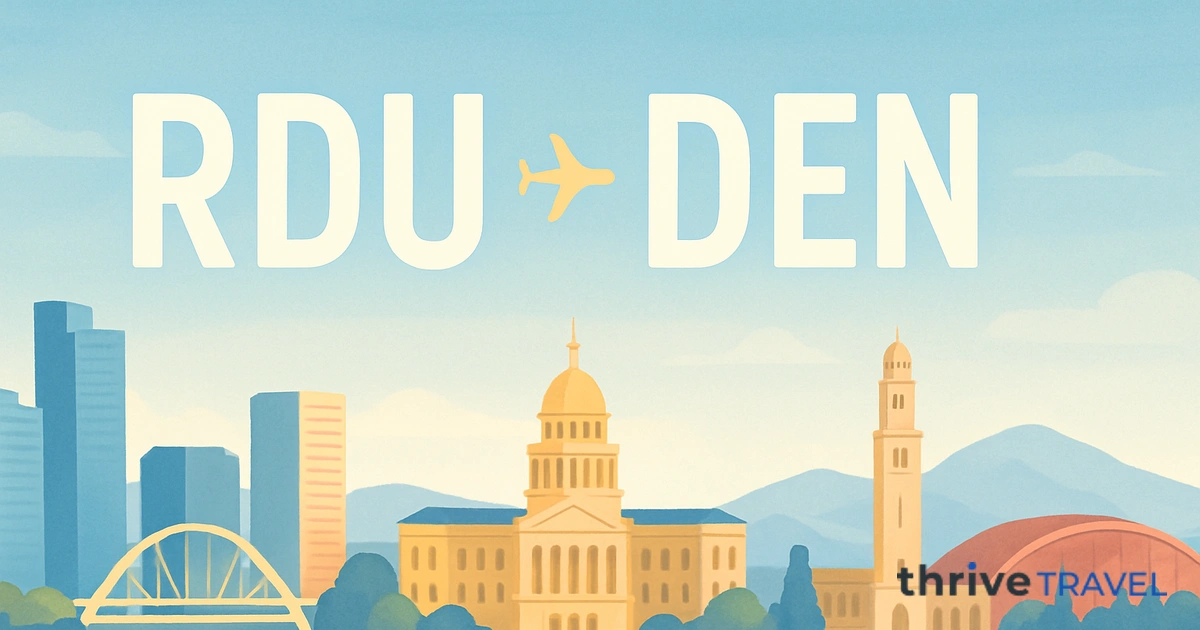 Raleigh to Denver