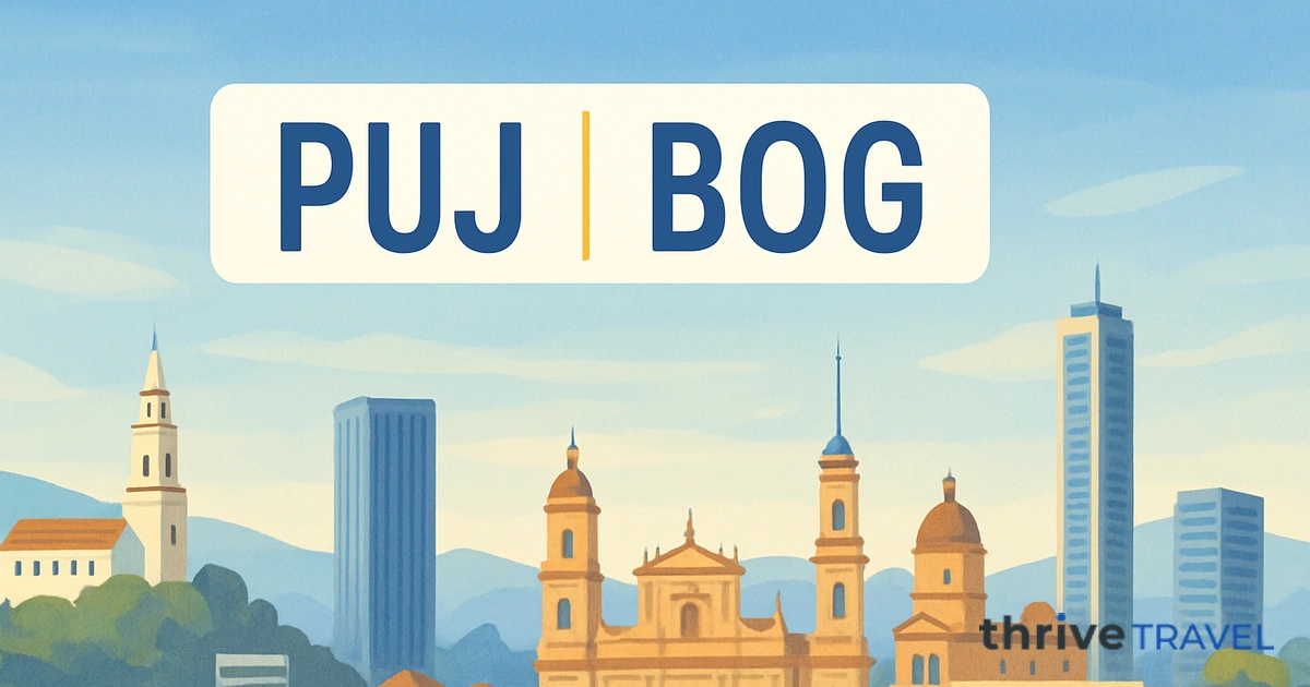 Punta Cana to Bogota