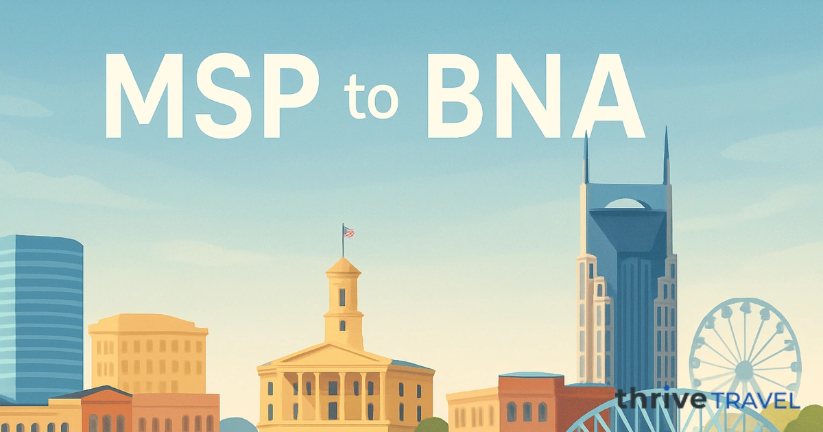Minneapolis to Nashville