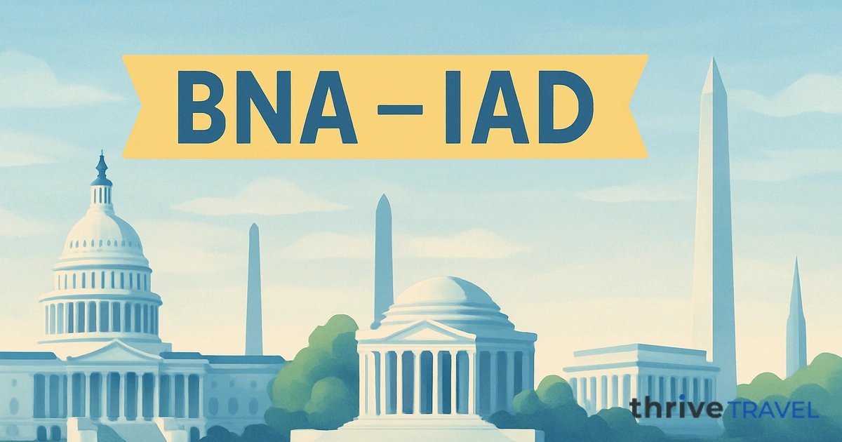 Nashville to Washington D.C.