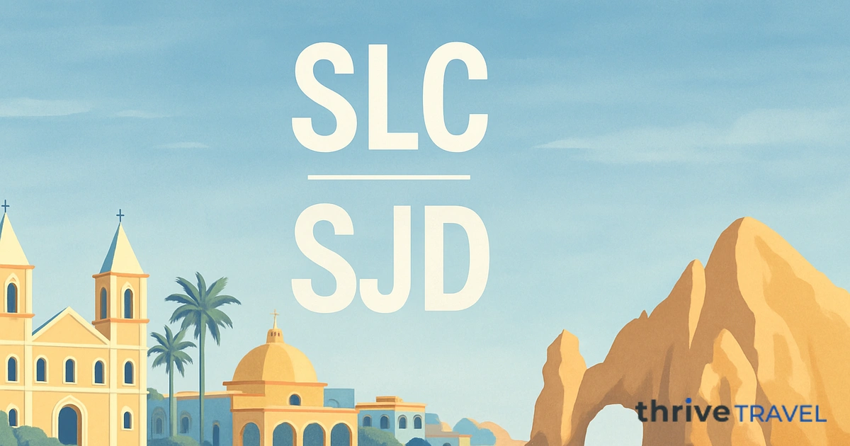 Salt Lake City to San José del Cabo
