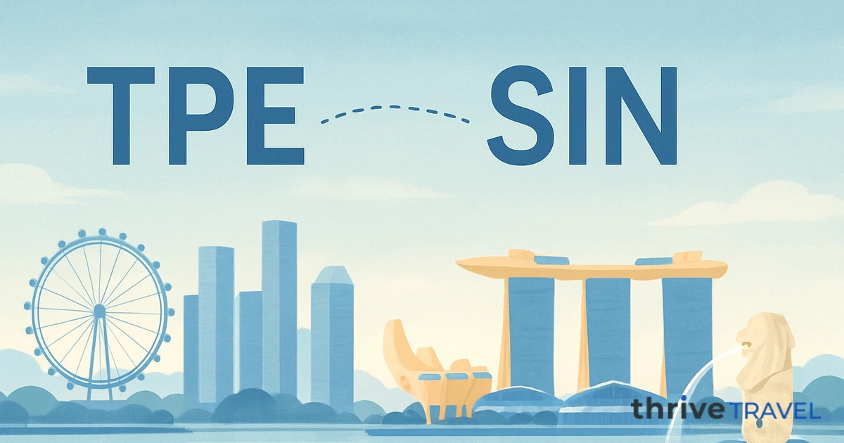 Taipei to Singapore