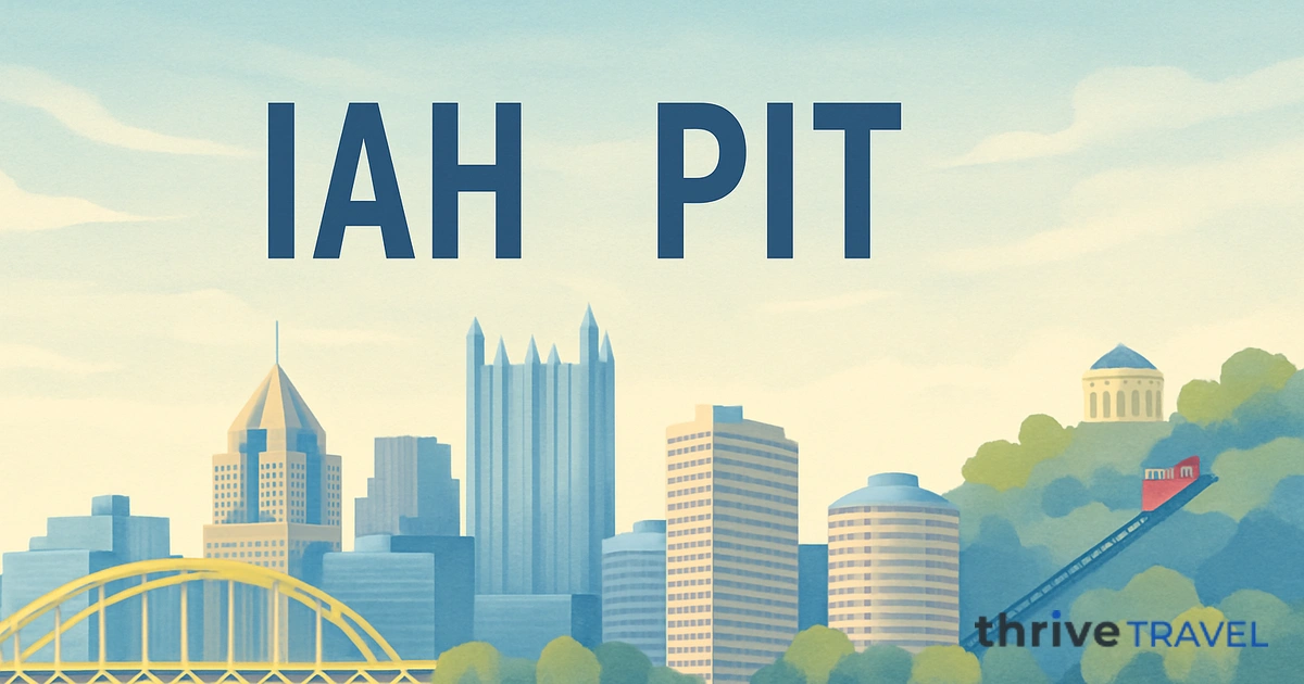 Houston to Pittsburgh