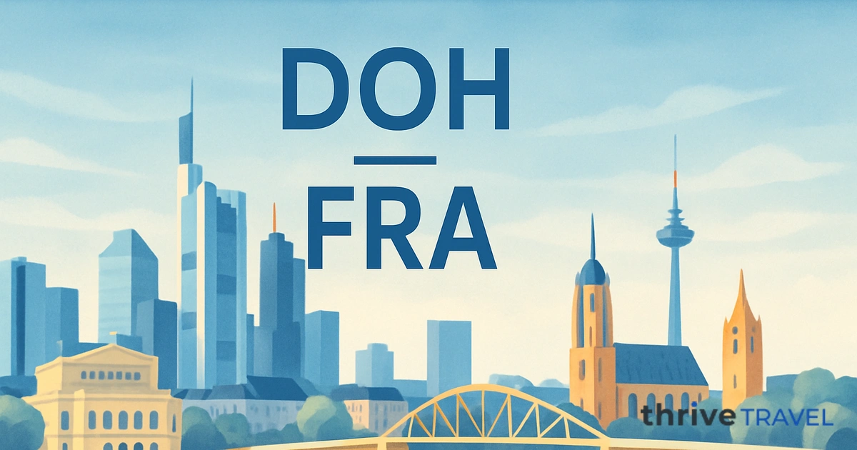 Doha to Frankfurt