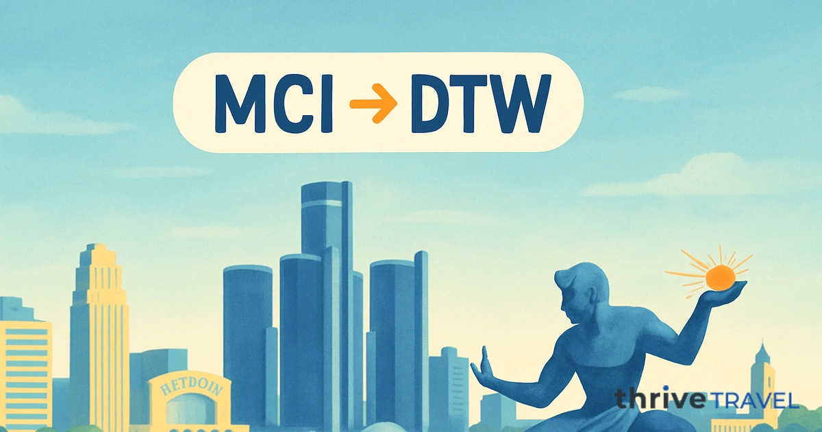 Kansas City to Detroit