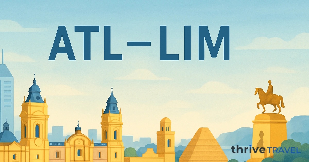 Atlanta to Lima