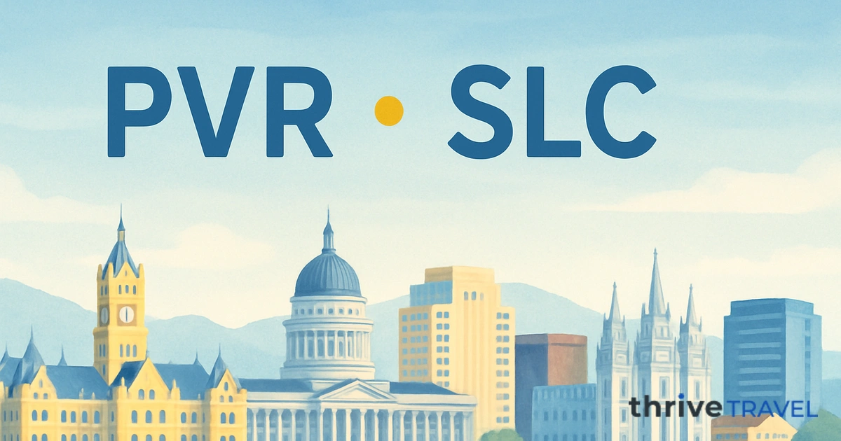 Puerto Vallarta to Salt Lake City