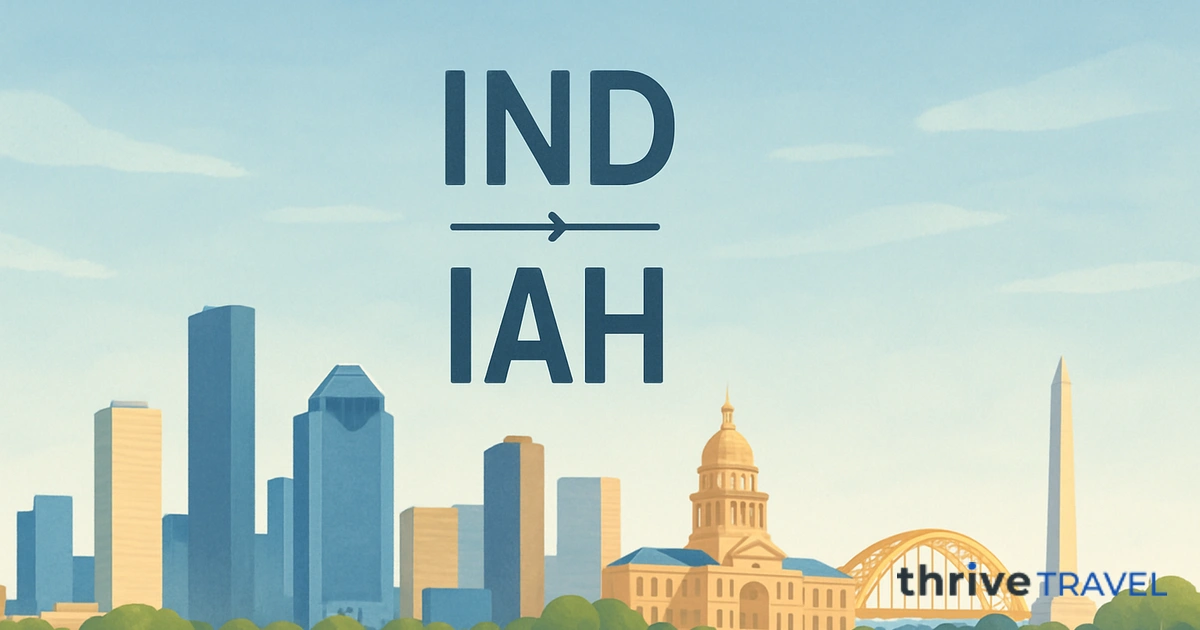 Indianapolis to Houston