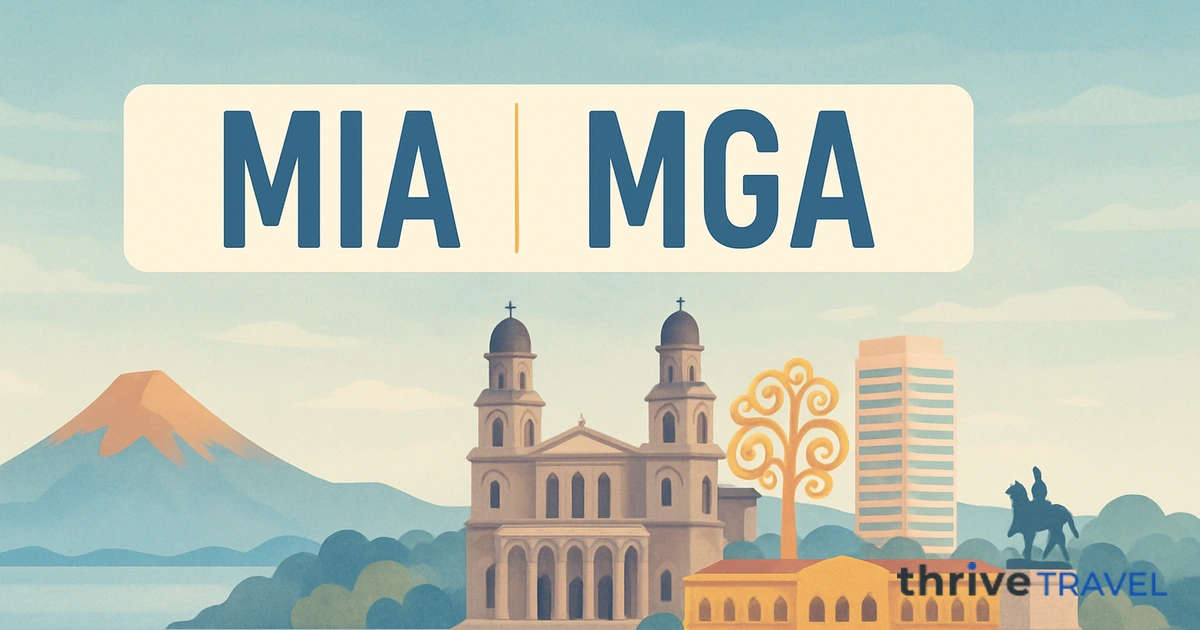 Miami to Managua