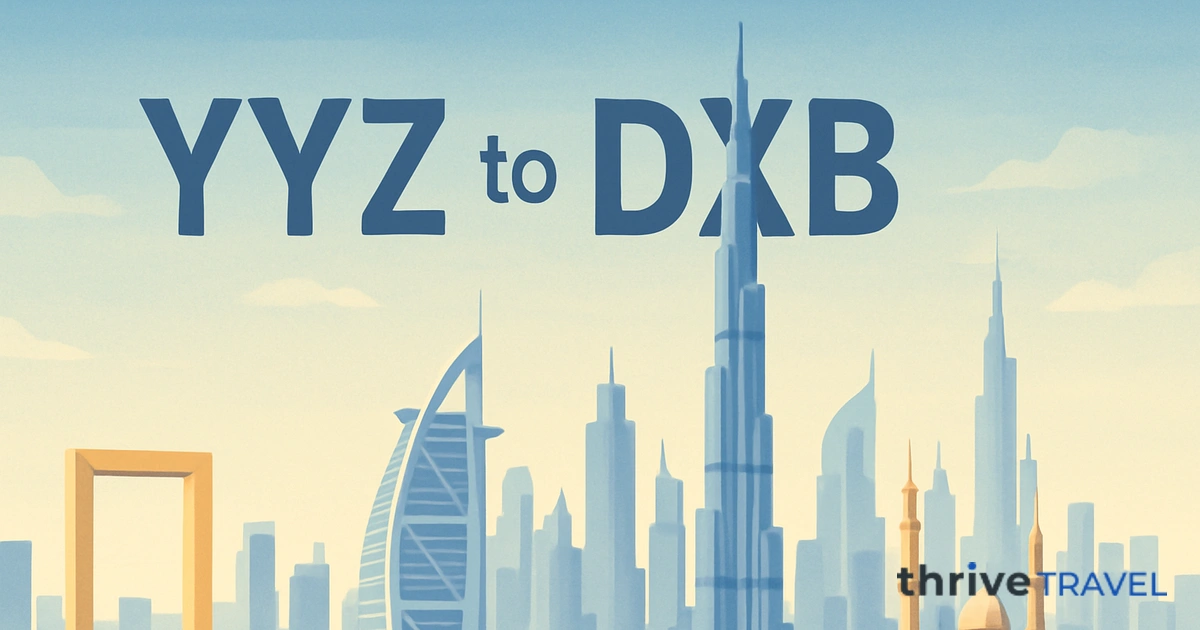 Toronto to Dubai