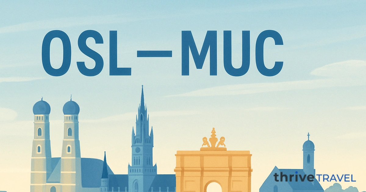 Oslo to Munich