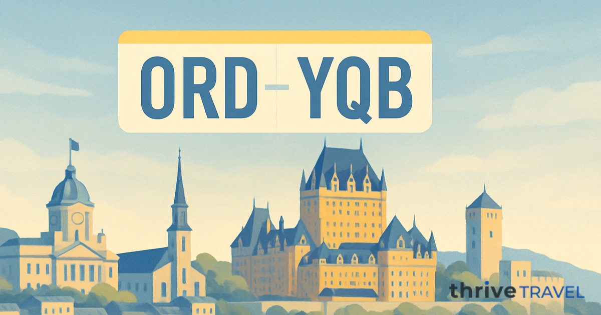 Chicago to Quebec City