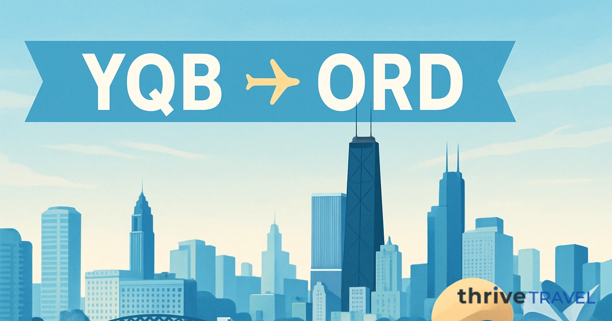 Quebec City to Chicago