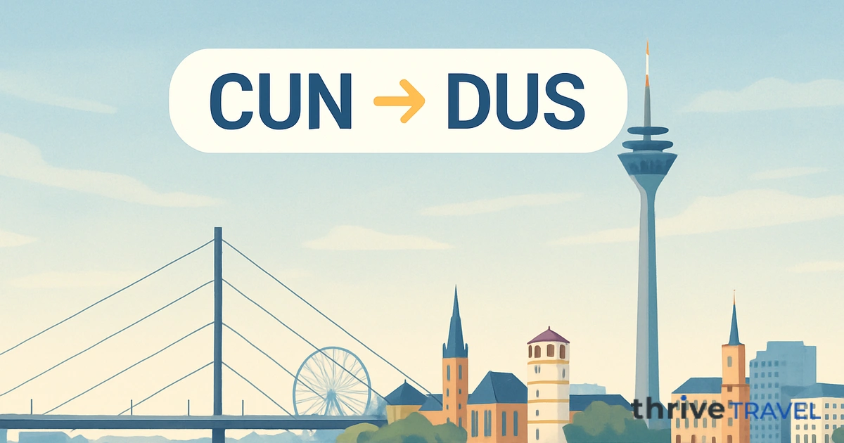 Cancun to Dusseldorf