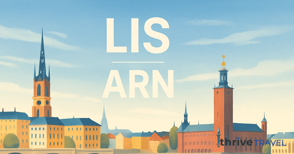 Lisbon to Stockholm