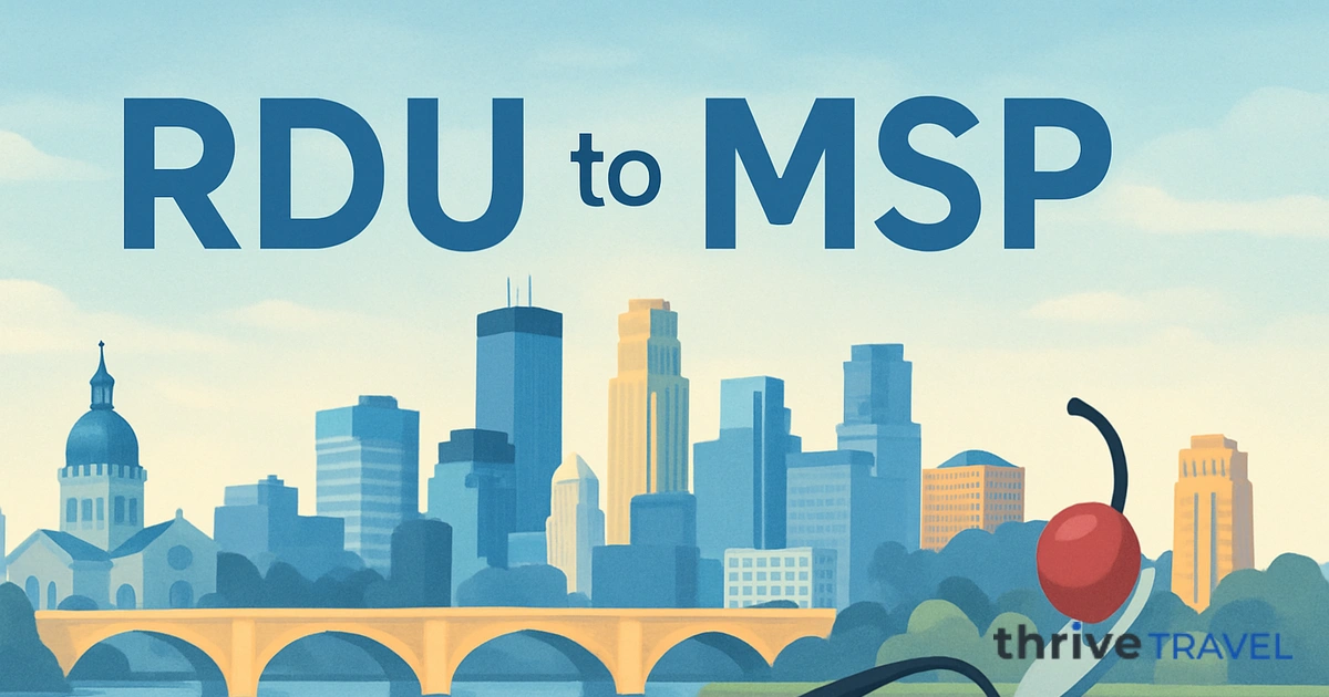 Raleigh to Minneapolis