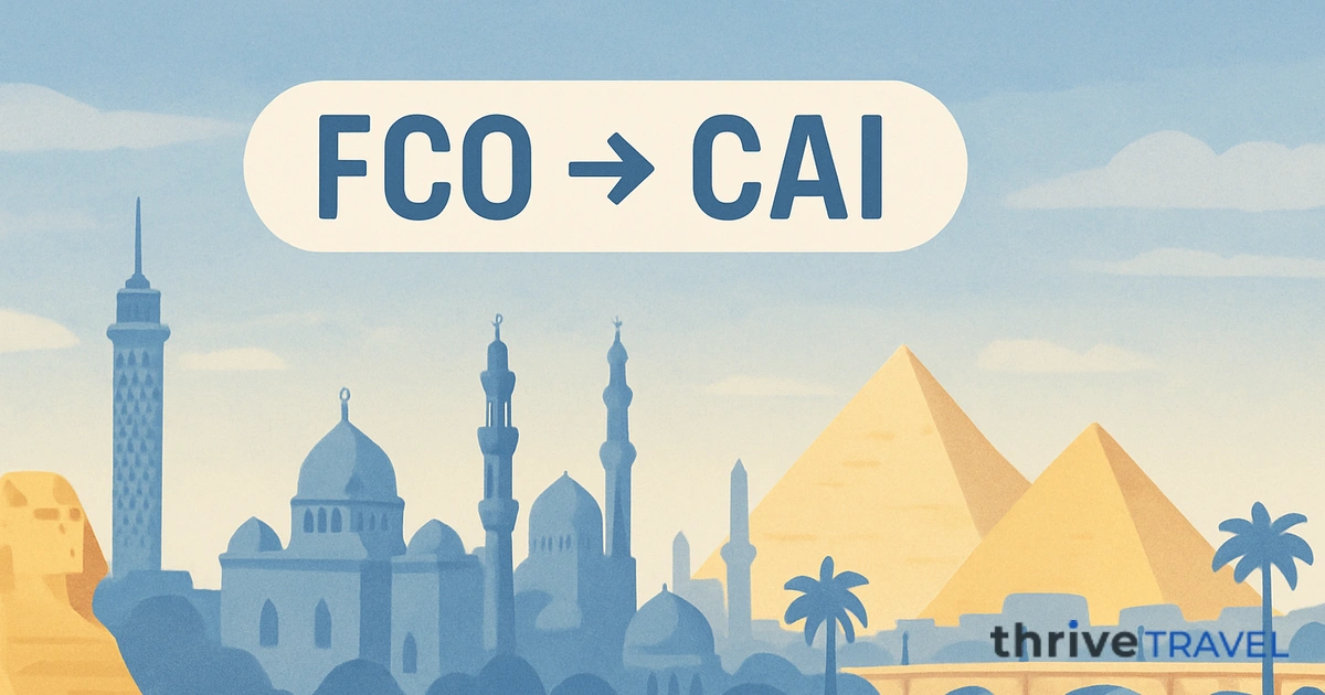 Rome to Cairo