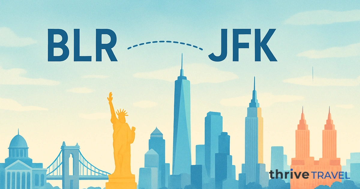 Bangalore to New York