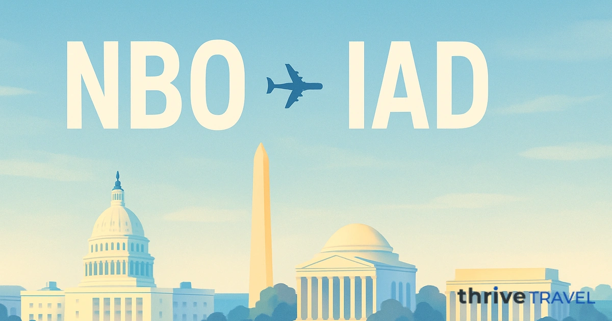 Nairobi to Washington D.C.
