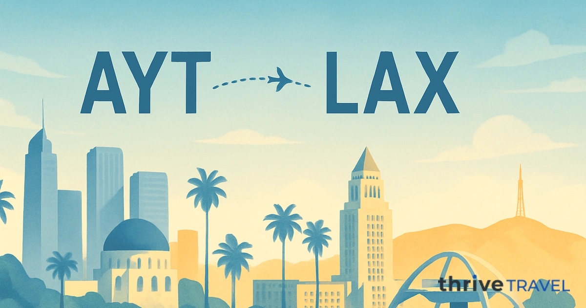 Antalya to Los Angeles