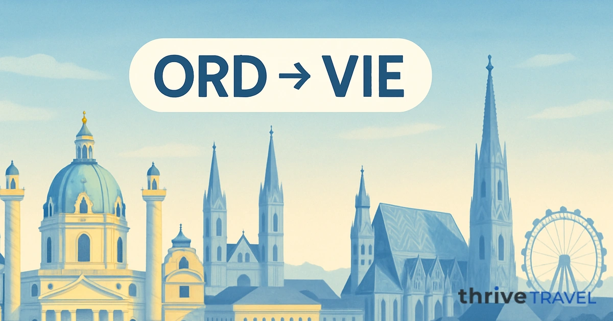 Chicago to Vienna