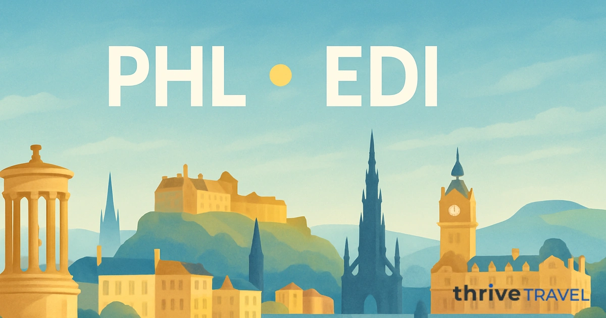 Philadelphia to Edinburgh