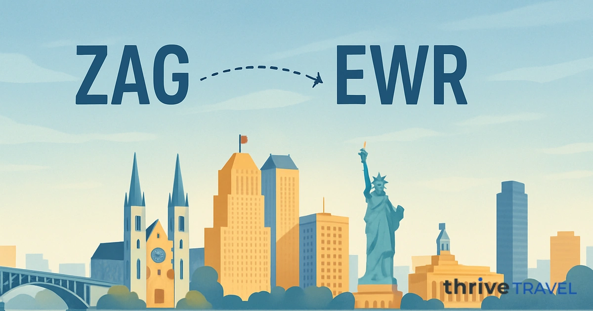 Zagreb to Newark