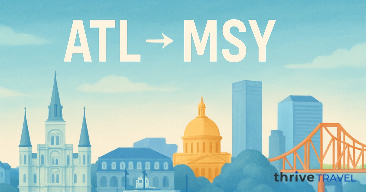 Atlanta to New Orleans