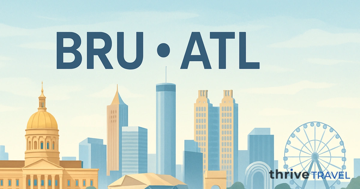 Brussels to Atlanta