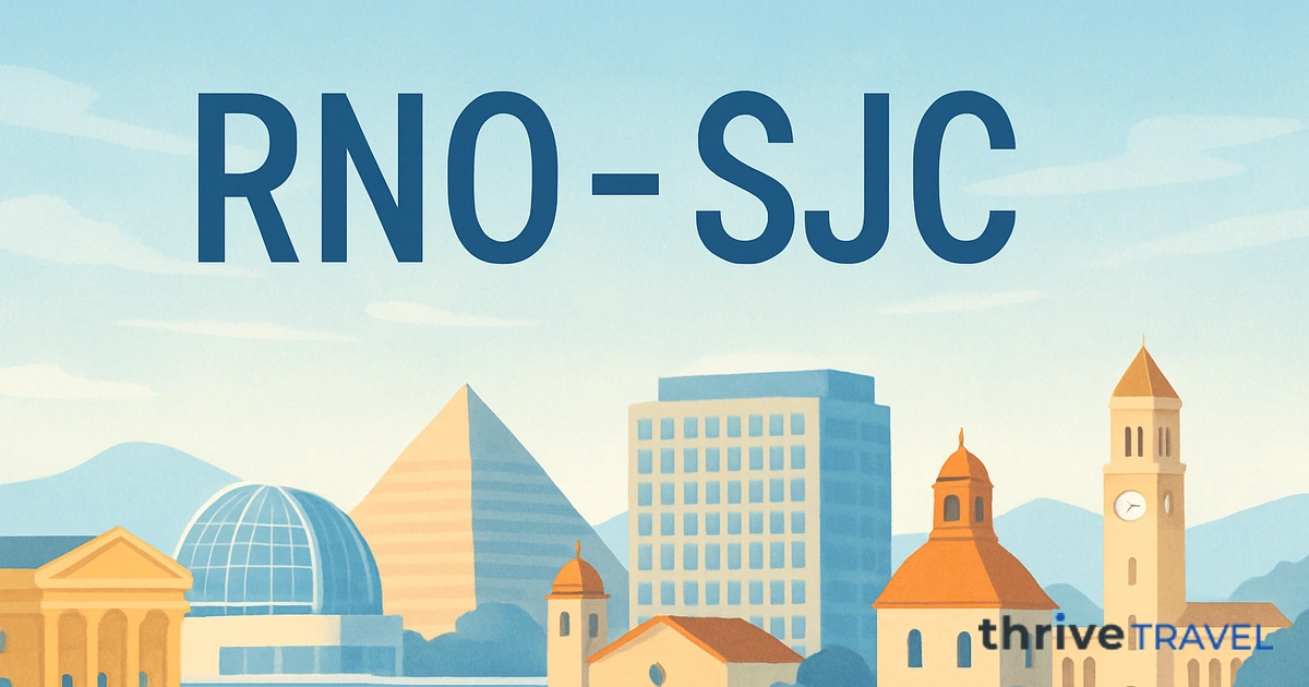 Reno to San Jose