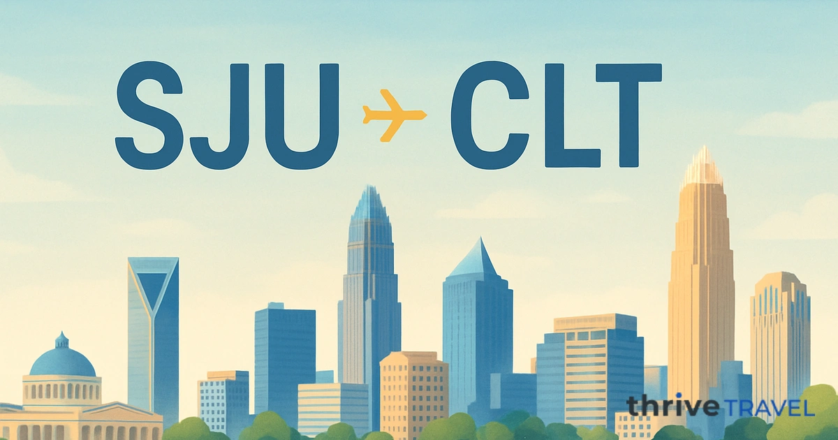 San Juan to Charlotte