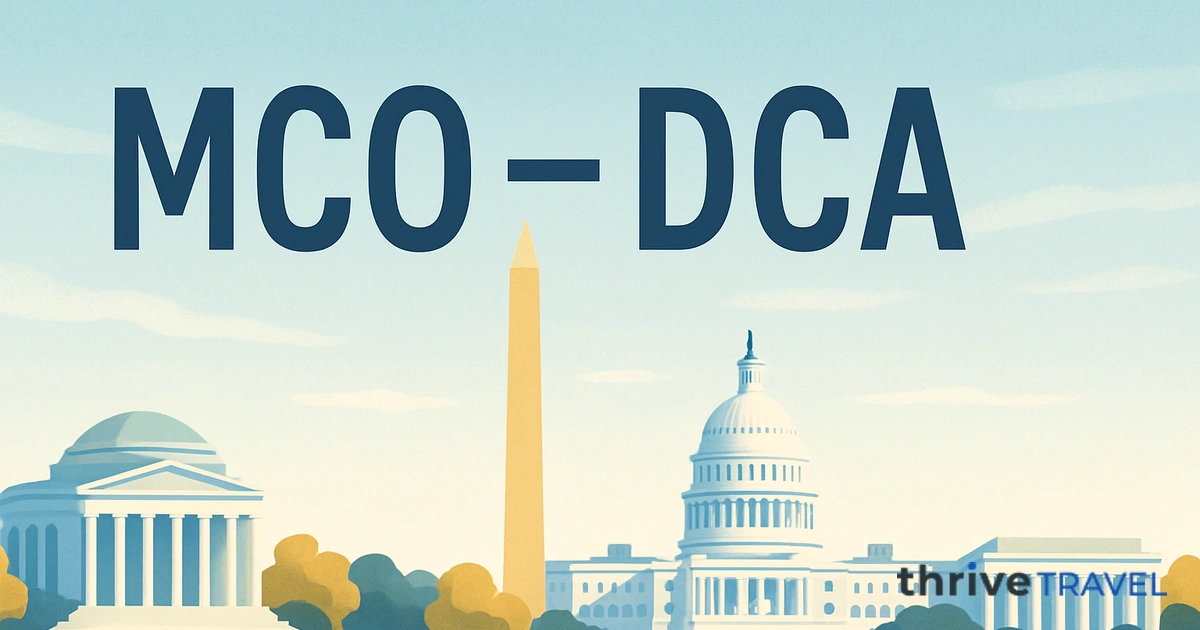 Orlando to Washington D.C.