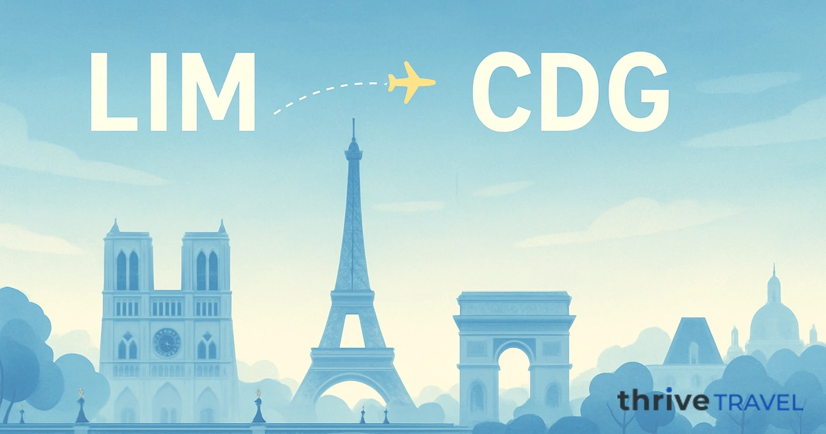 Lima to Paris