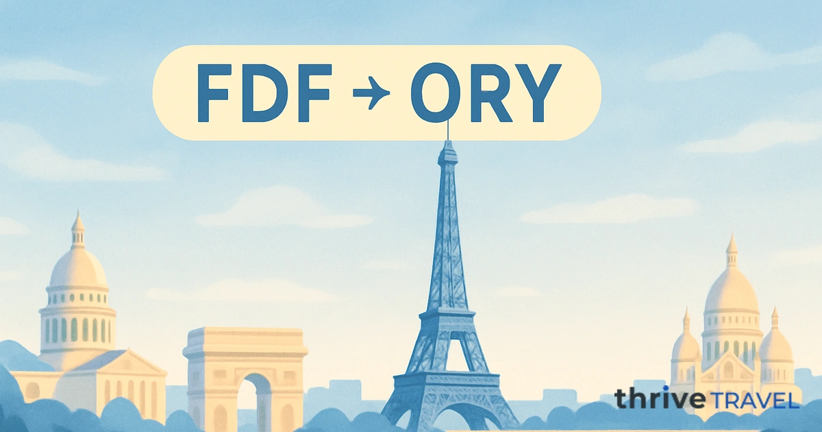 Fort-de-France to Paris