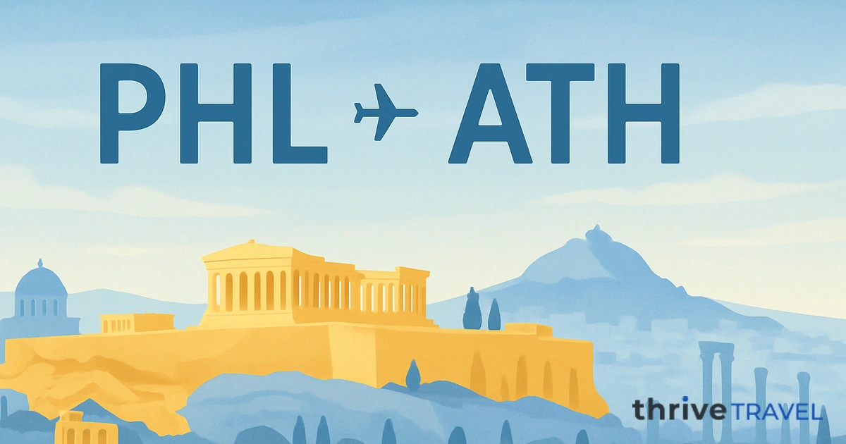 Philadelphia to Athens