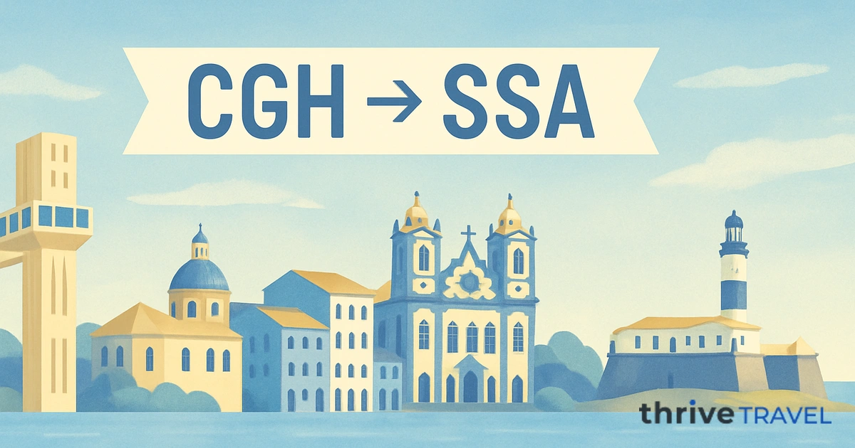 São Paulo to Salvador